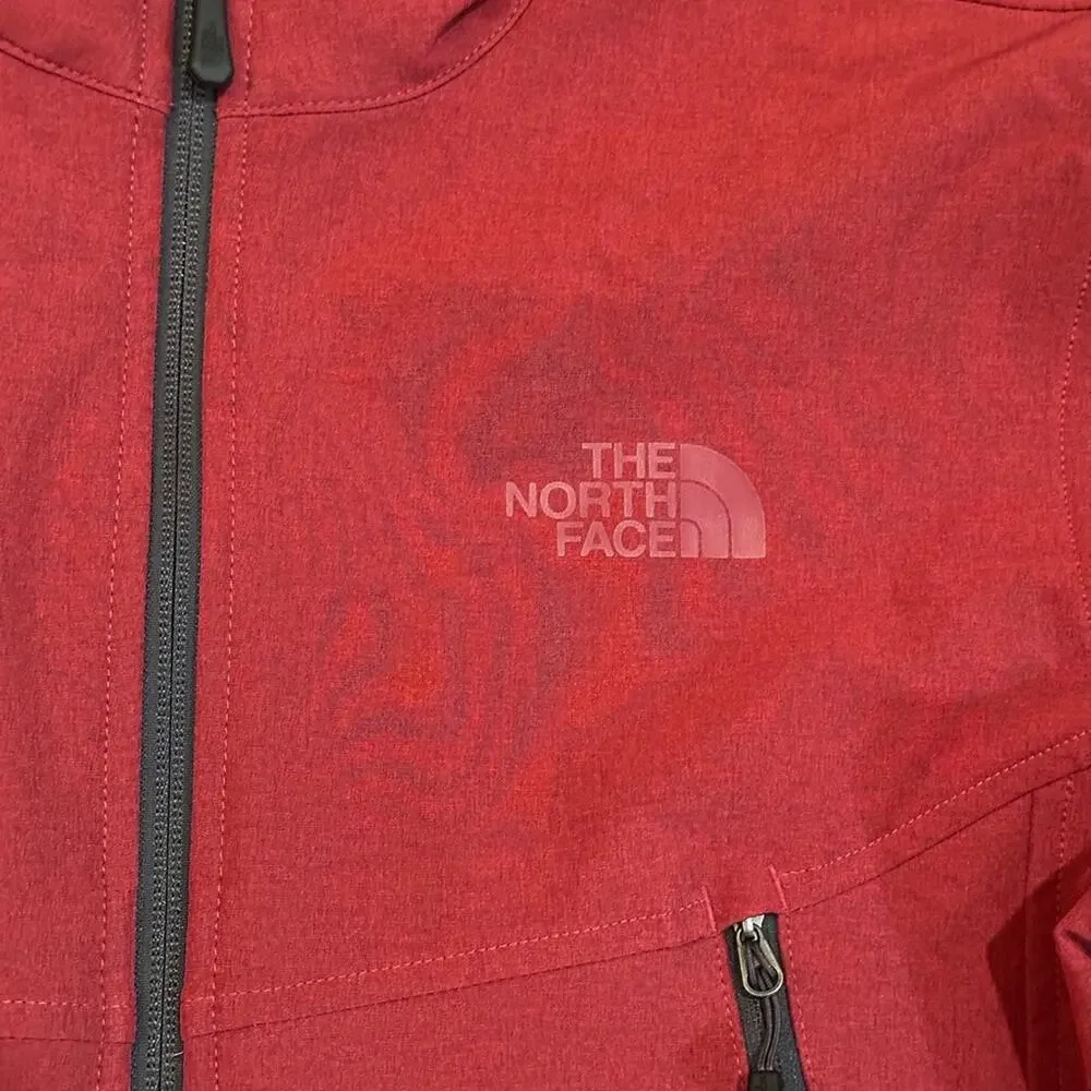 The North Face Mens RDT Softshell Jacket coat apex bionic Size Small - Maroon